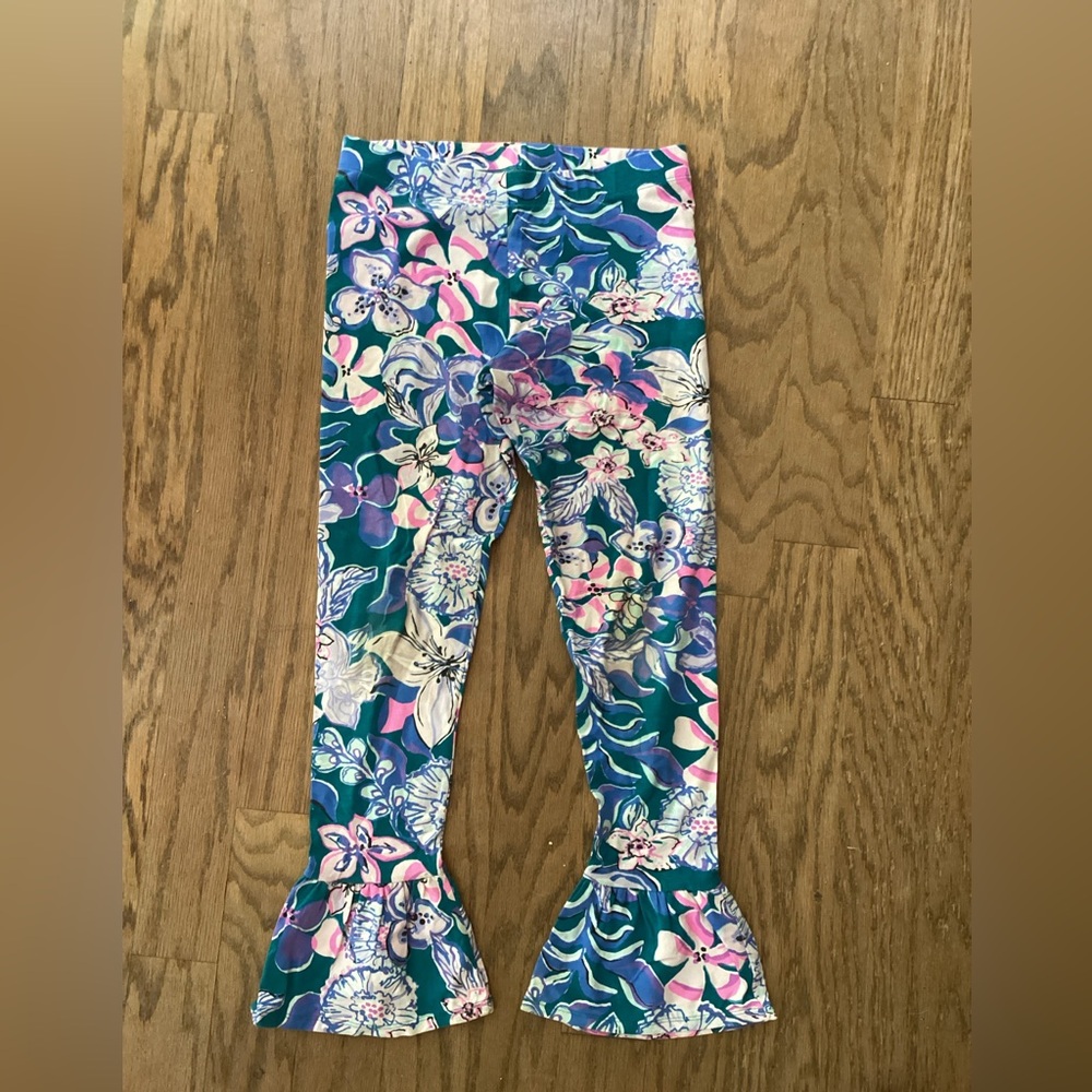 Lilly Pulitzer Kids Floral Bell Bottom Leggings 🌺